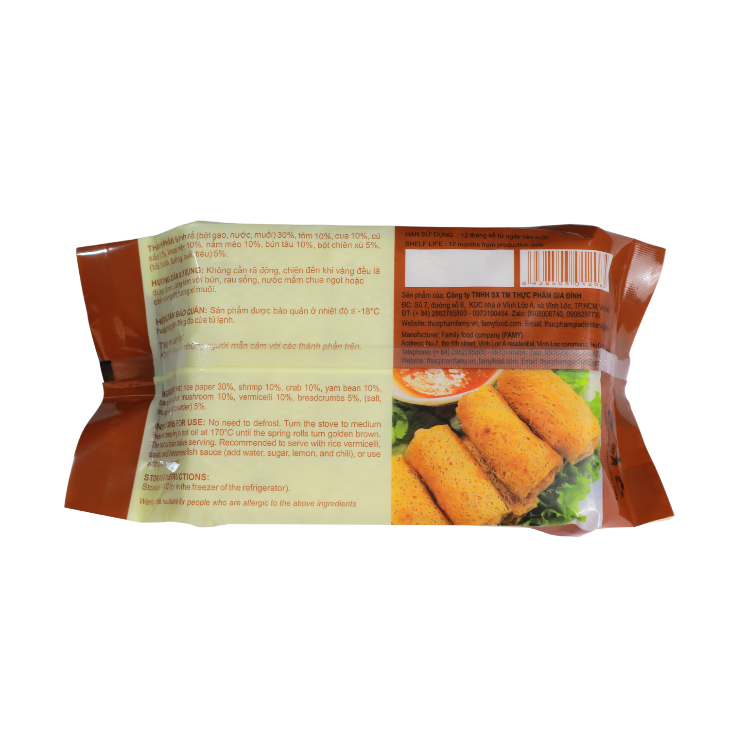 Chả giò rế tôm cua